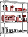 1760 LBs 4 Tier Storage Rack Metal Wire Shelving Unit, Storage Standing Shelf by MEIGAOPLASTICANDMETALHKCOLIMITED