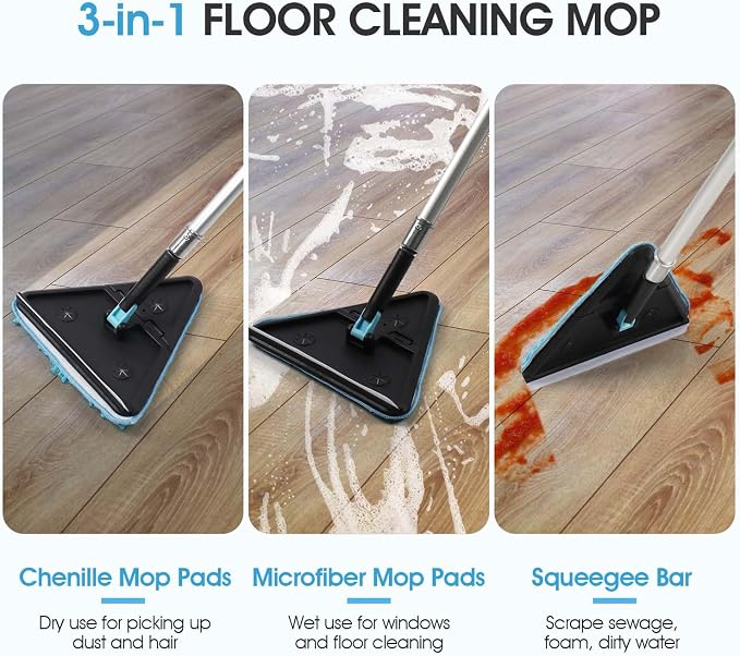 16 Feet High Ceilings Baseboard Wall Cleaner Mop - Image 4