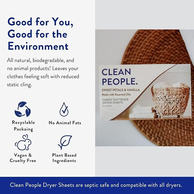 The Clean People Fabric Softener Sheets - Image 2