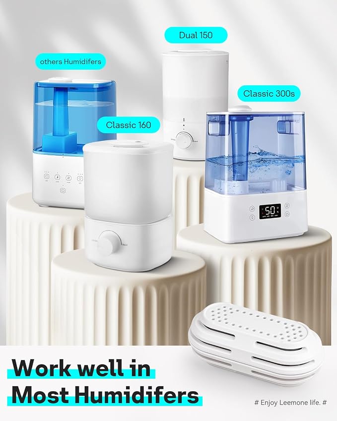 Leemone 4 Pack Humidifier Water Softener Cleaning Demineralization Cartridge - Image 3