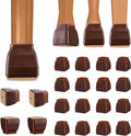 BALEINE 16 Pack Silicone Chair Leg Floor Protectors, Stool Leg Protectors Cap by BALEINE