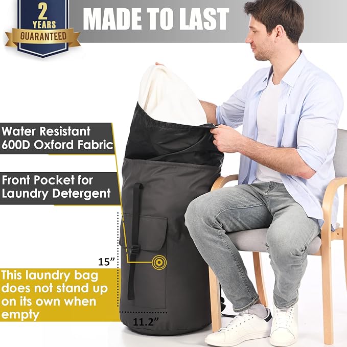 Laundry Backpack Bag, 115L Extra Large Laundry Bags - Image 2