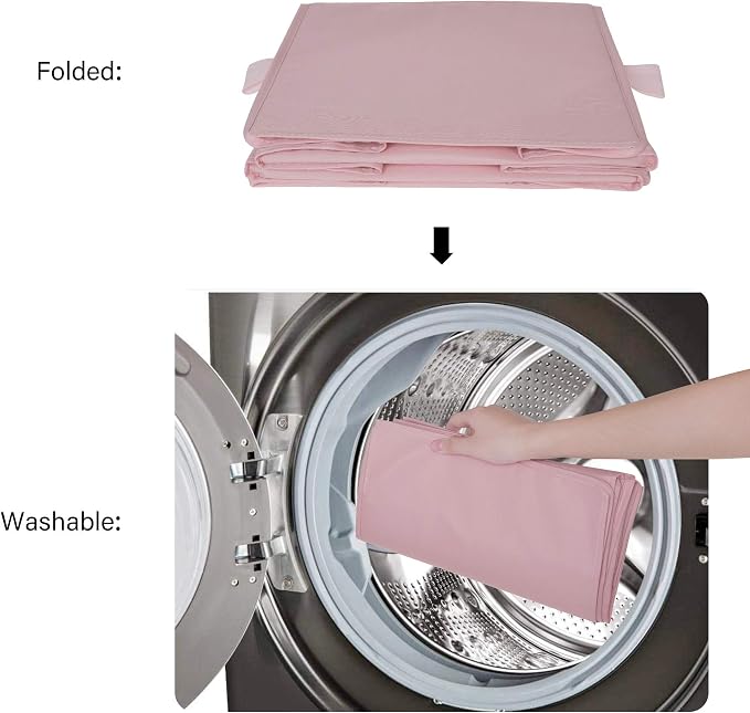 GRANNY SAYS 3-Shelf Hanging Closet Organizer, Collapsible Closet Hanging Shelves - Image 6