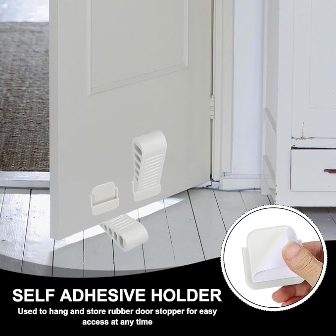 PATIKIL Rubber Door Stoppers for Bottom of Door, Door Wedge Stopper - Image 4