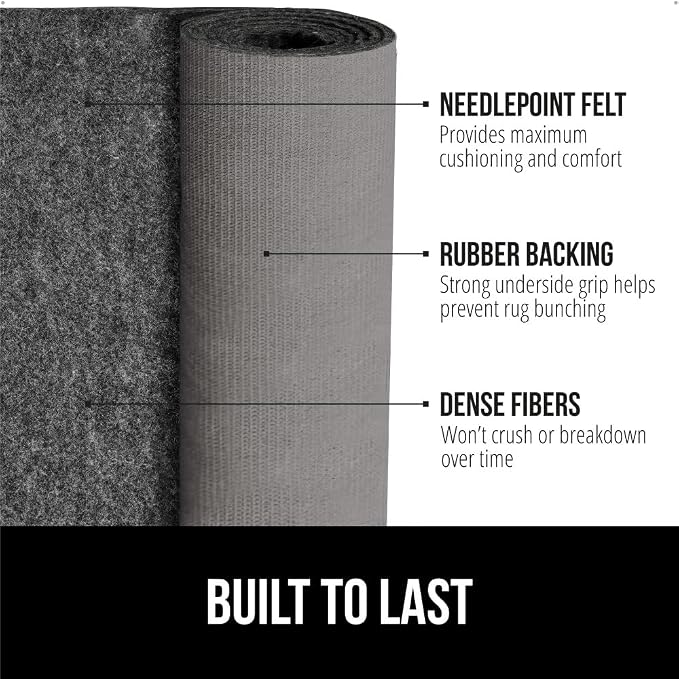 GORILLA GRIP Felt and Natural Rubber Stay in Place Slip Resistant Rug Pad - Image 3