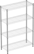 4-Shelf Adjustable Metal Shelf Wire Shelving Unit Storage Rack Display Shelf by GuanRiver