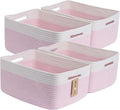 Large Storage Baskets for Organizing, Closet Shelf Baskets for Clothes Blanket by MiniArkStorageBasketsHome
