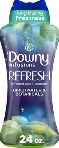 Downy Infusions In-Wash Scent Booster Beads, Birch Water & Botanicals, 24 oz by Downy