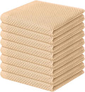 Homaxy 100% Cotton Waffle Weave Kitchen Dish Cloths, Ultra Soft Absorbent Quick by Homaxy