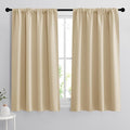 RYB HOME Room Darkening Curtains Small Window Treatment Blackout Draperies by RYBHOME