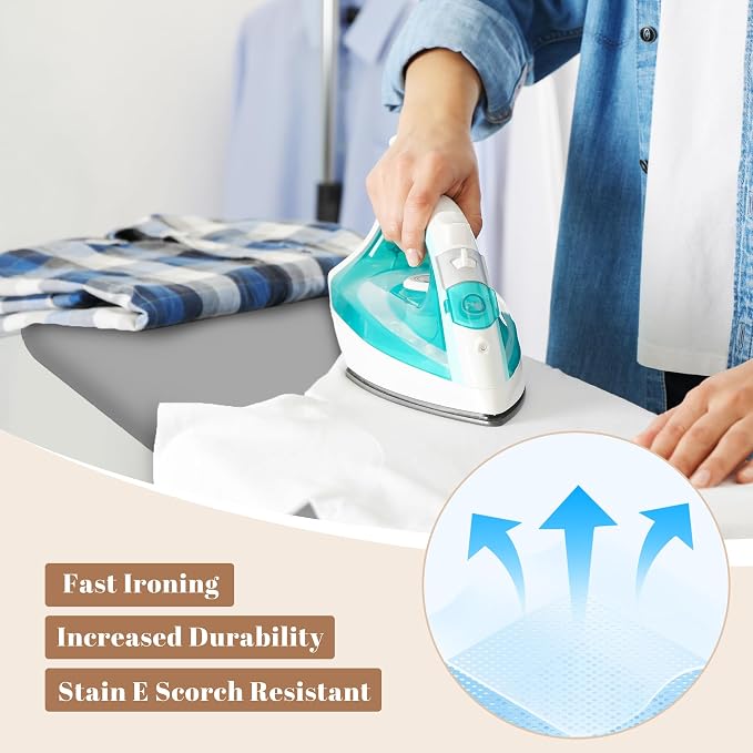 Ironing Board, Compact and Space Saver, Size 13 x 43, Metal Construction - Image 4