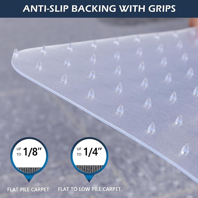 SALLOUS Clear Chair Mat for Carpet, Gaming Chair Mat - Image 3