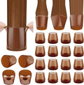 BALEINE 16 Pack Silicone Chair Leg Floor Protectors, Stool Leg Protectors Cap by BALEINE
