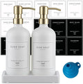 Thick Glass Soap Dispenser by Eggs+sound