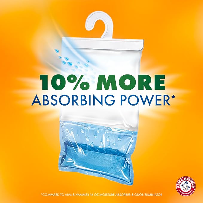 Arm & Hammer Essentials Hanging Moisture Absorber and Odor Eliminator, 17.5 oz. - Image 3