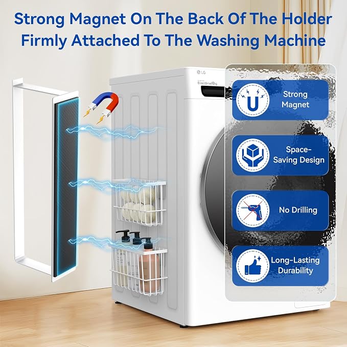 Magnetic Dryer Ball Holder and Magnetic Hanger Holder - Image 2