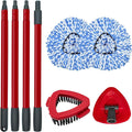 Spin Mop Replace Head, Mop Handle by DLAIMI