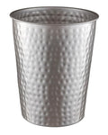 Monarch Abode Pewter Hand Hammered Metal Wastebasket by MonarchAbode