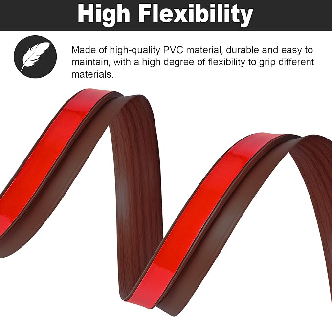 20Ft Carpet Floor Transition Strip, Self Adhesive Floor Edging Trim Strip - Image 5