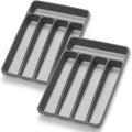 Silverware Organizer 2 Pieces Utenisl Organizer Holder Kitchen Drawer Organizer by Loyareal