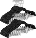 HOUSE DAY Velvet Skirt Hangers 72 Pack, Space Saving Slim Pant Hangers by HOUSEDAY