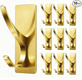 10 Pack Self Adhesive Coat Hooks by pickpiff