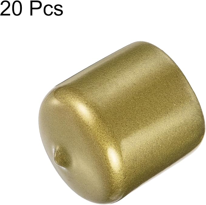 uxcell 20pcs Rubber End Caps 1 1/2" ID Vinyl Round Tube Bolt Cap Cover Thread - Image 2