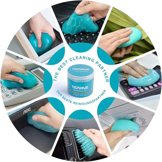 TICARVE Cleaning Gel for Car Detail Tools Car Cleaning Automotive Dust Air Vent - Image 5