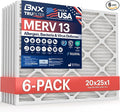 BNX TruFilter 20x25x1 Air Filter MERV 13 by BNX