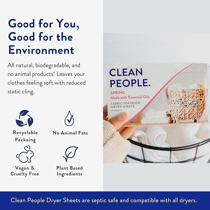 The Clean People Fabric Softener Dryer Sheets - Image 2
