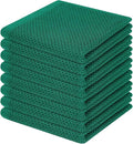 Homaxy 100% Cotton Waffle Weave Kitchen Dish Cloths, Ultra Soft Absorbent Quick by Homaxy