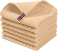Homaxy 100% Cotton Waffle Weave Kitchen Dish Cloths, Ultra Soft Absorbent Quick by Homaxy