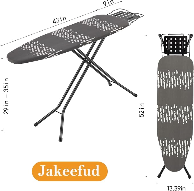 Deluxe Ironing Board with Heat Resistant Cover and Thicken Felt Pad, Safety - Image 5