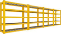 REIBII 72''H Garage Shelving 3010 LBS Storage Shelves Adjustable Metal Shelving by REIBII