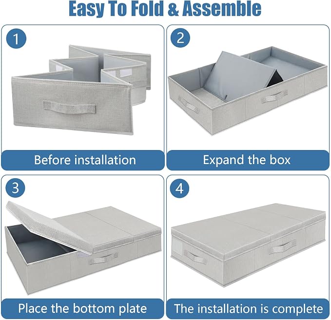 Underbed Storage Containers Bin - Image 3