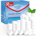 KIISIISO Toilet Bowl Cleaner Tablets 50 PACK, Automatic Bleach Toilet Tank by Long-lastingCleanToilet