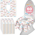 60 Pack Toilet Seat Covers Disposable, Extra Large Waterproof Toilet Cover by Unknown
