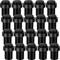 Chumia 20 Pcs Door Stopper Mounted Floor Stops Stainless Steel Cylindrical by Chumia