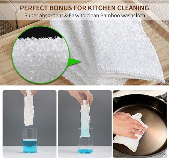 Herda 316L Cast Iron Scrubber Cleaner, Large Chainmail Scrubber - Image 4