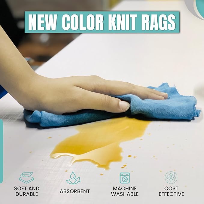Premium Color Knit Cleaning Rags – Shop Rags Bulk - Image 5