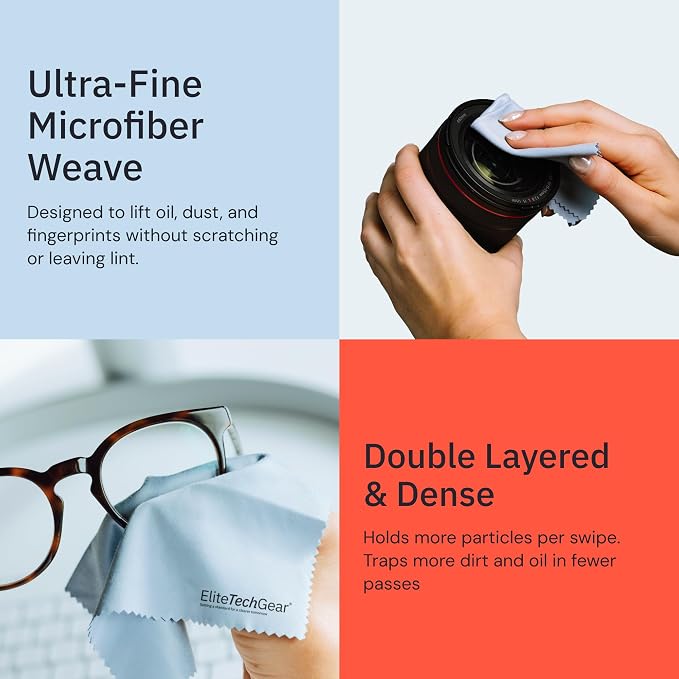 Elite Screens Microfiber Cleaning Cloth Set - Image 3