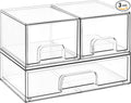 Vtopmart Stackable Storage Drawers Set of 3, Beauty Supplies, Pantry by Vtopmart