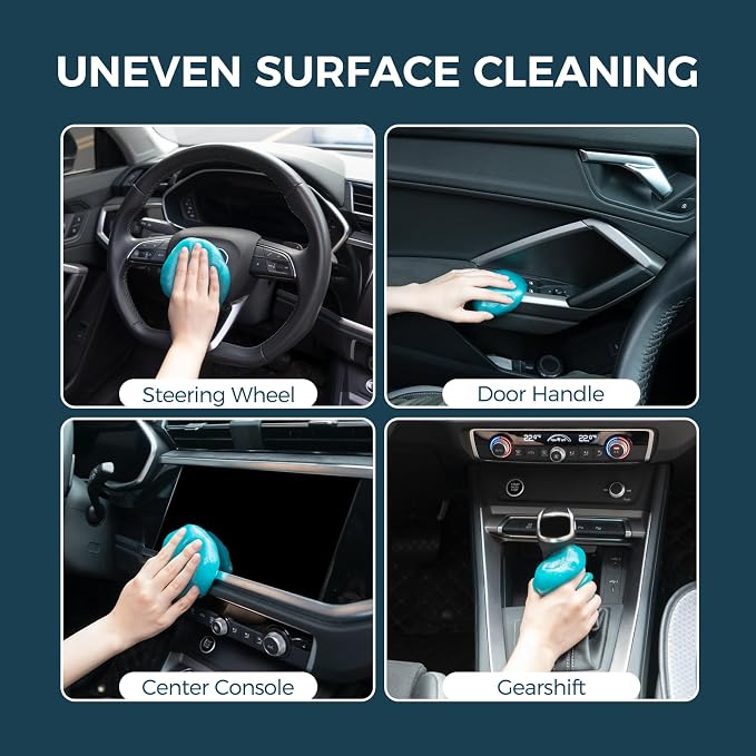 CLICK CLEAN Cleaning Gel for Car, 7oz Car Detailing Tools, Car Cleaning Putty - Image 6