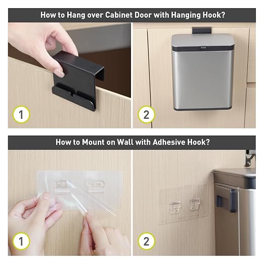 EKO Kitchen Compost Bin, 7L / 1.85 Gal Stainless Steel - Image 7