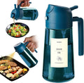 TrendPlain 16oz/470ml Blue Glass Olive Oil Sprayer by TrendPlain