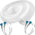 Heavy PVC Dust Collection Hose 4" x 10', Flexible Clear PVC Fume Collection Hose by Qucship