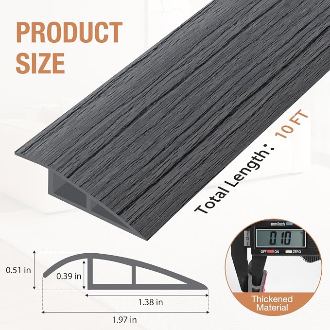 Floor Transition Strip Self Adhesive Vinyl Door Threshold - Image 5