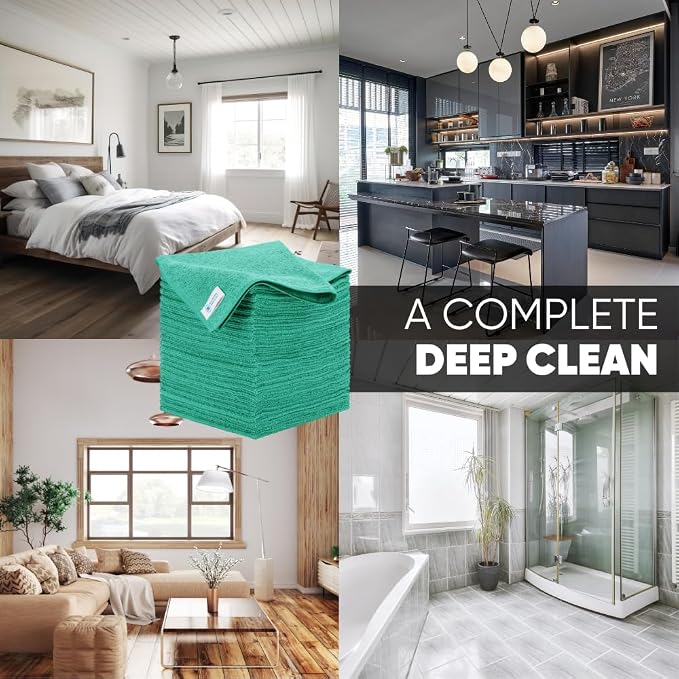 Microfiber Wholesale 16" x 16" All Purpose Towels - Image 5