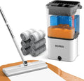 Mop and Bucket Set, Flat Microfiber Mops by Home