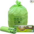 50-55 Gallon Compost Bags, Heavy Duty Compostable Trash Bags, 1.57 Mil Extra by SHERBECK
